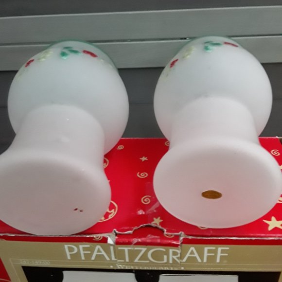 Vintage PFALTZGRAFF Mini Floating Pillar Candle Holders - Set of Two - Picture 4 of 5